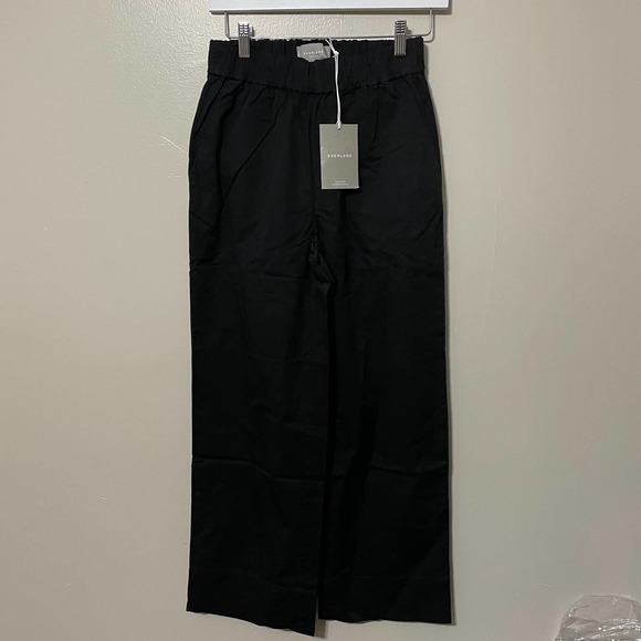 Everlane Women's The Easy Pant Size 4 Black - Picture 2 of 9